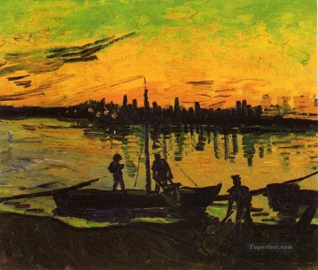 Barcazas de carbón 2 Vincent van Gogh Pinturas al óleo